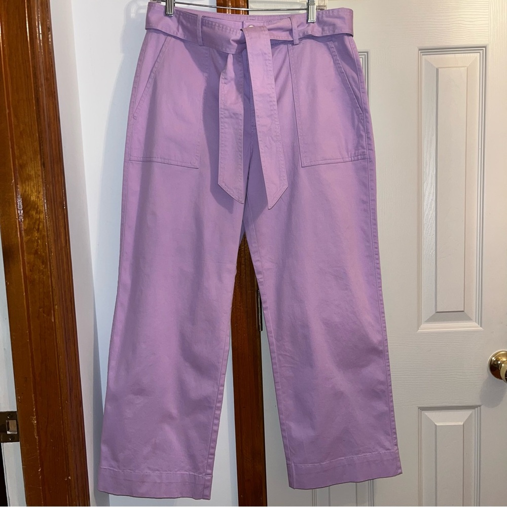 LOFT Utility Straight Leg Pants Twill • NWT